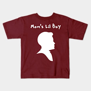 Mom's lil boy Kids T-Shirt